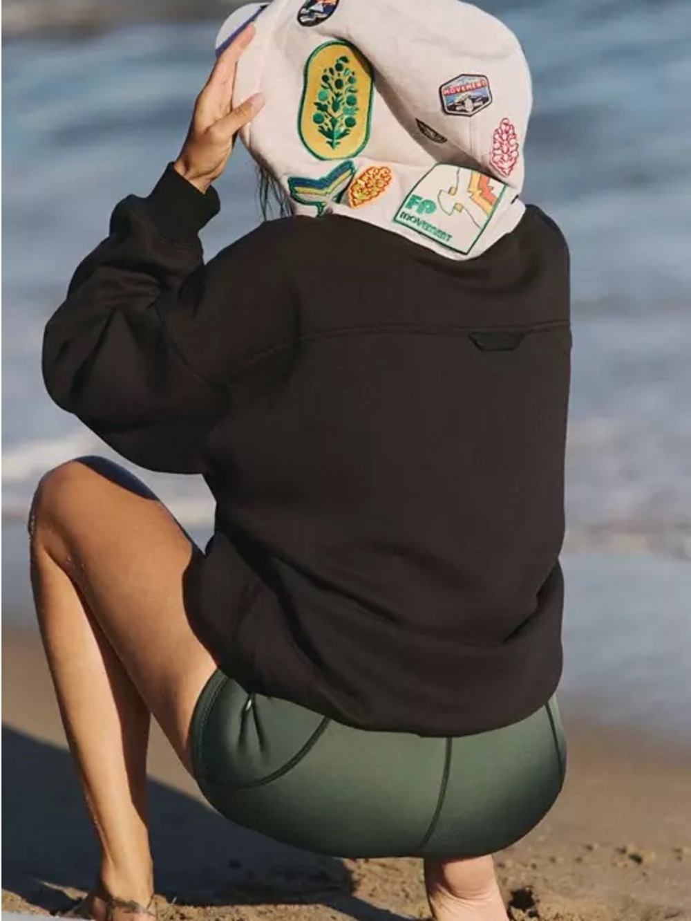 Free People Final Call Patch Hoodie